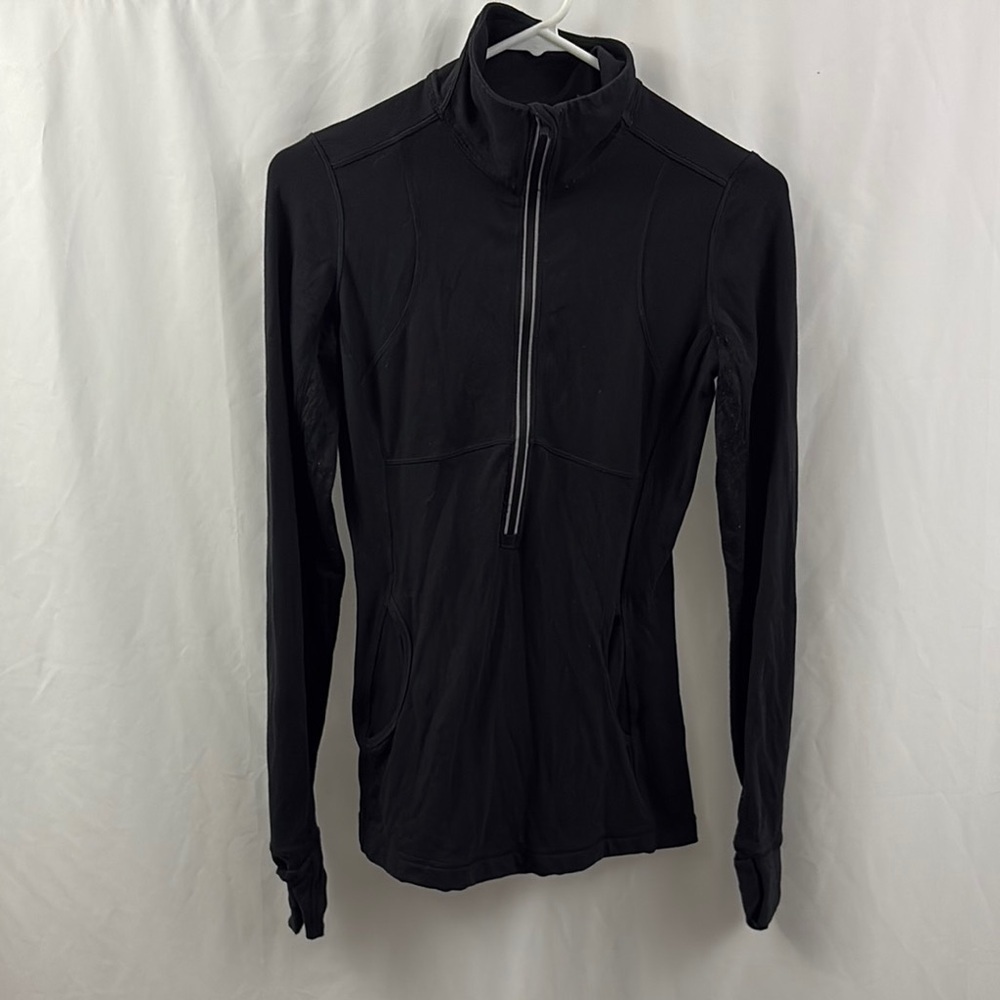 Lululemon Run Your Heart Out Size Medium Black Pullover